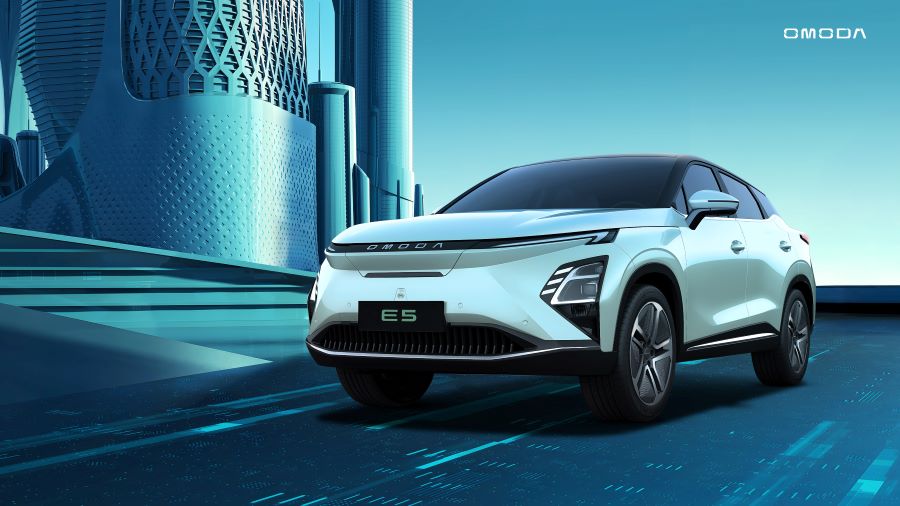 Omoda E5 promeut la mobilité électrique avec son style sophistiqué et avant-gardiste