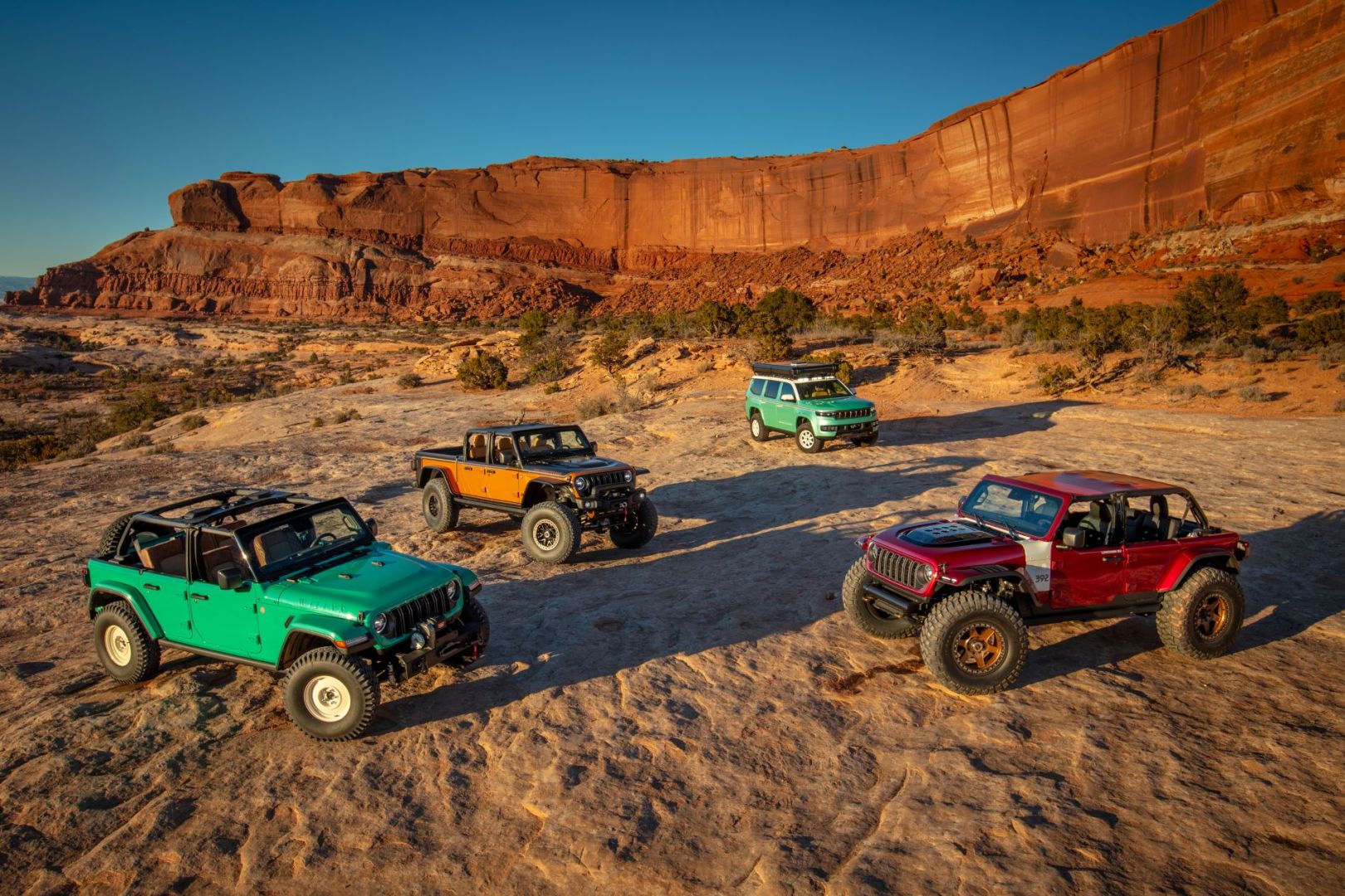 Quatre nouveaux concepts 4x4 de Jeep® et Jeep Performance Parts (JPP) de Mopar prennent les routes et ca
