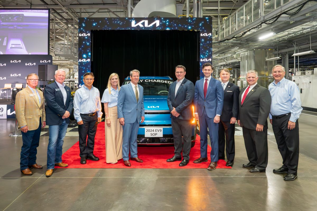 Kia Georgia commence la production du SUV tout électrique Kia EV9