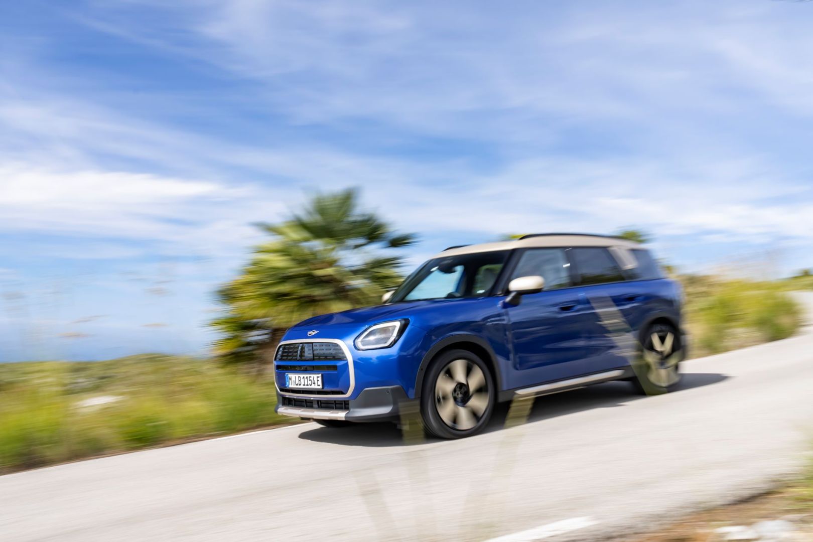 Le nouveau MINI Countryman E avec Favored Trim : entièrement électrique et polyvalent.
