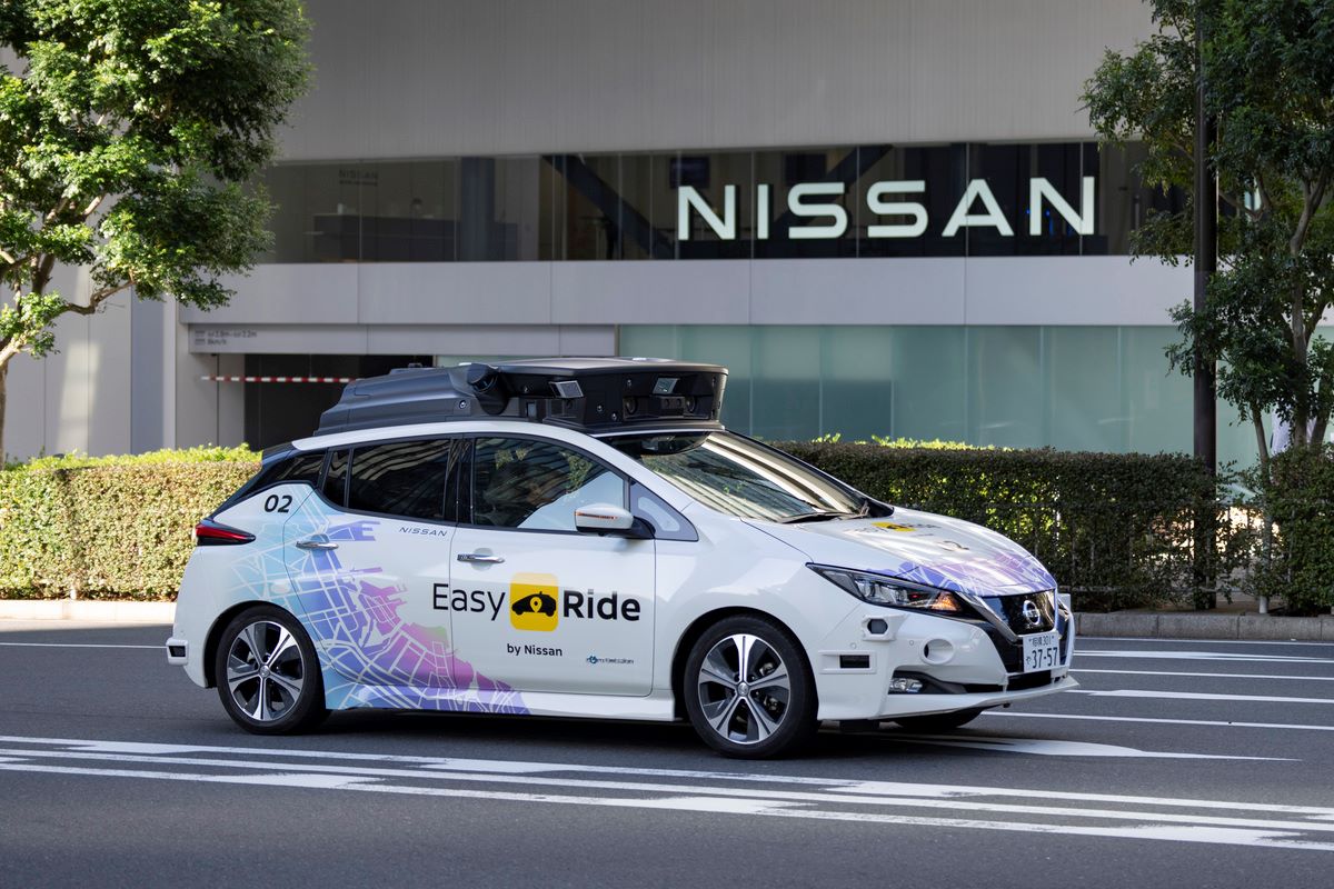 Nissan présente les avancées en matière de services de mobilité de conduite autonome sur la voie publique