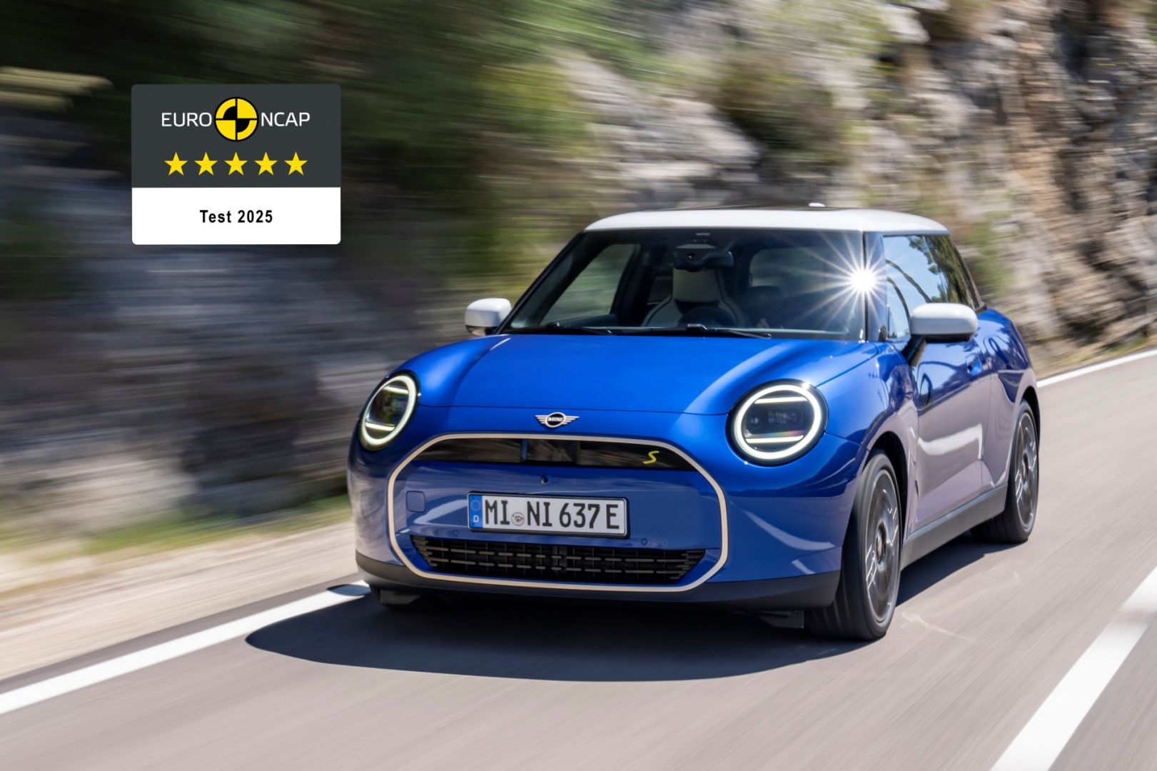 Encore une fois, Euro NCAP Top Rating: 5 étoiles pour le Mini Cooper totalement électrique