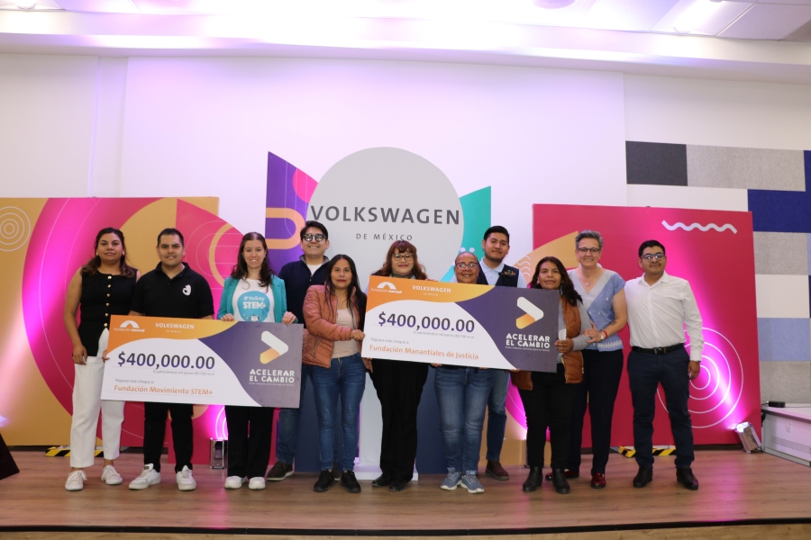 Volkswagen de México soutient des projets STEM et de la petite enfance à Puebla