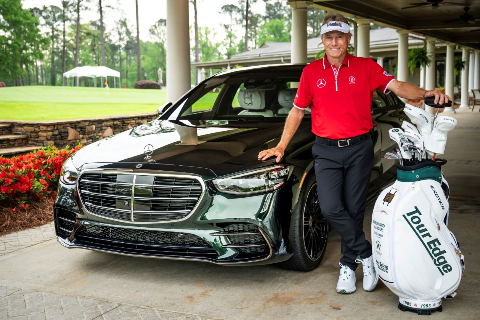 Mercedes-Benz hommage à l'icône de golf Bernhard Langer avec une classe exclusive dans ses derniers maîtres