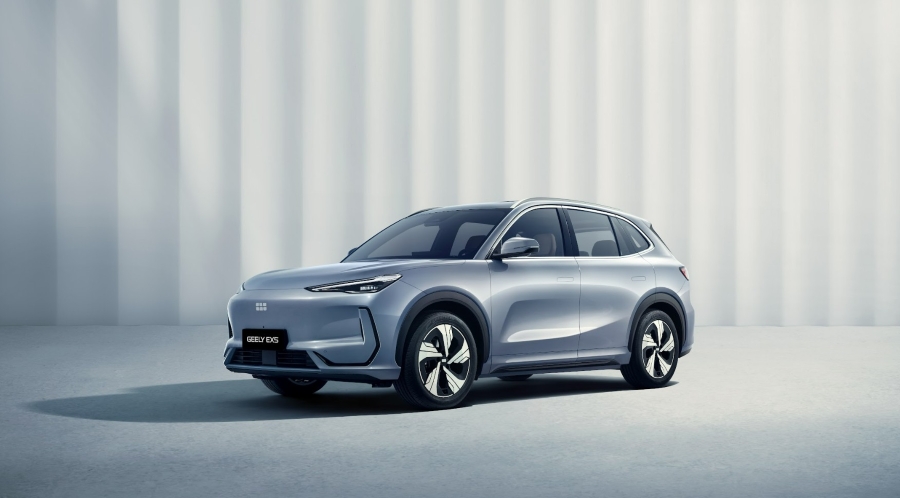 Bientôt au Mexique, le SUV électrique Geely Ex5, produit phare de la marque sur son chemin vers l'électrification