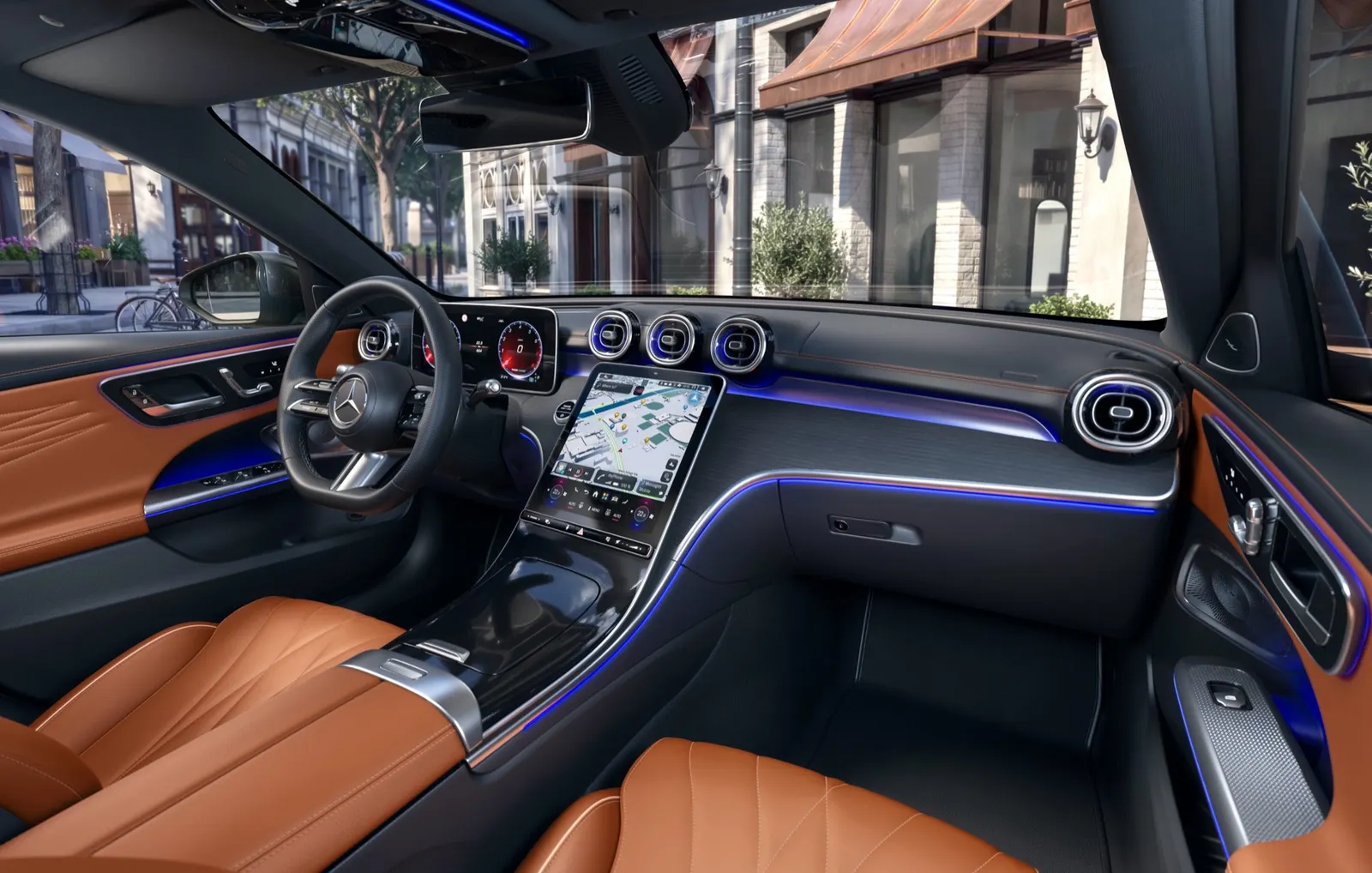 À l’intérieur de la Mercedes-Benz Classe C 2027