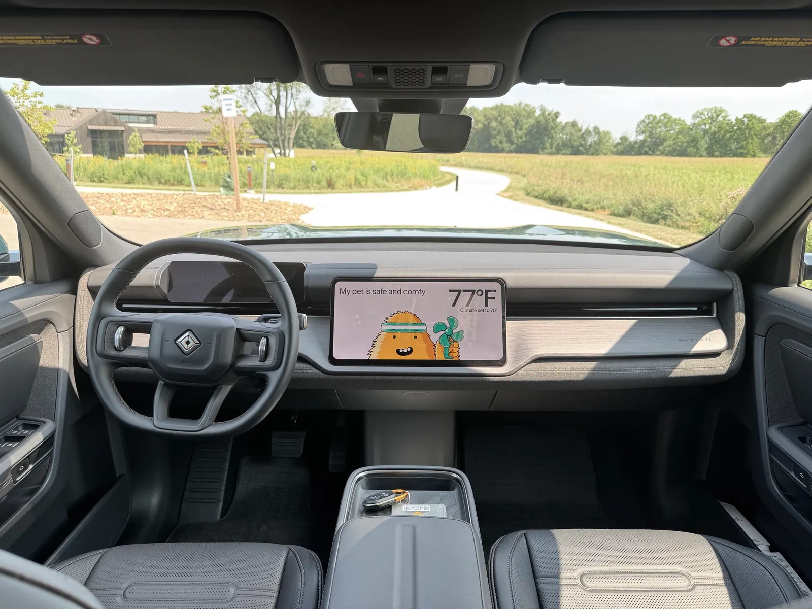 Le Rivian R2 2027, à l’intérieur